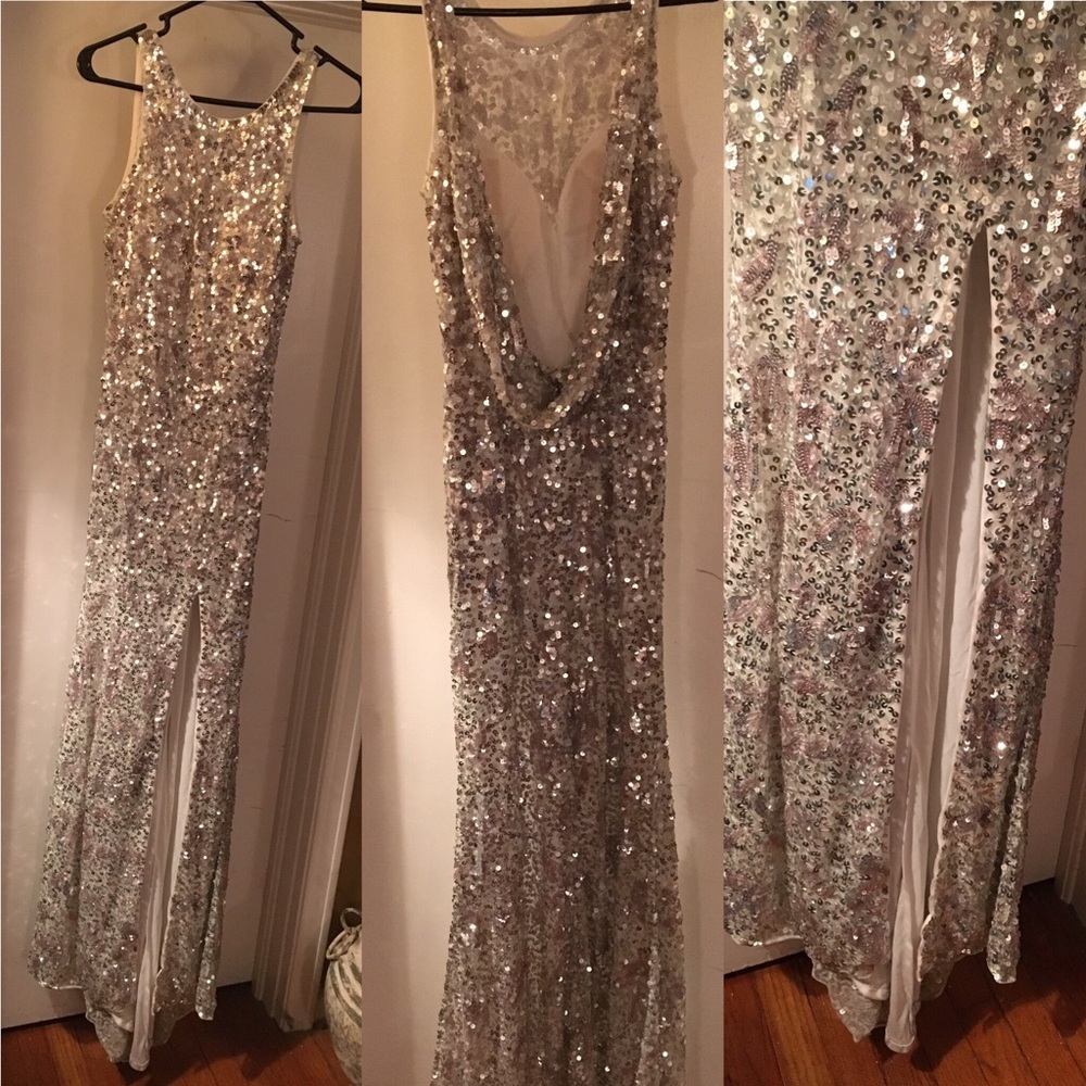 LUX BY PRECIOUS FORMALS L8916 Sequin Gown